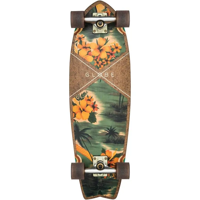 Globe Sun City 30" Longboard Komplettboard Coconut/Hawaiian Top-Preis