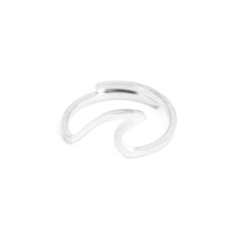 Preisknaller Vintageliebe Ring Welle Silber
