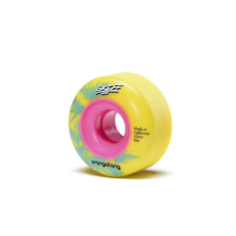 Orangatang Skiff Wheels (4er Set) 62mm/86a Yellow Super-Preis
