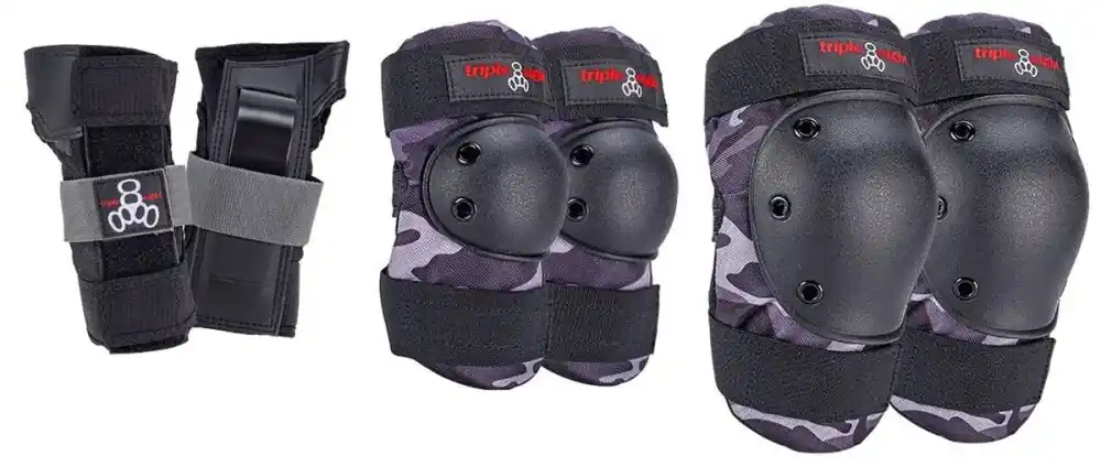Beliebt Triple 8 PROTECTION SET Schonerset Charcoal Camo L