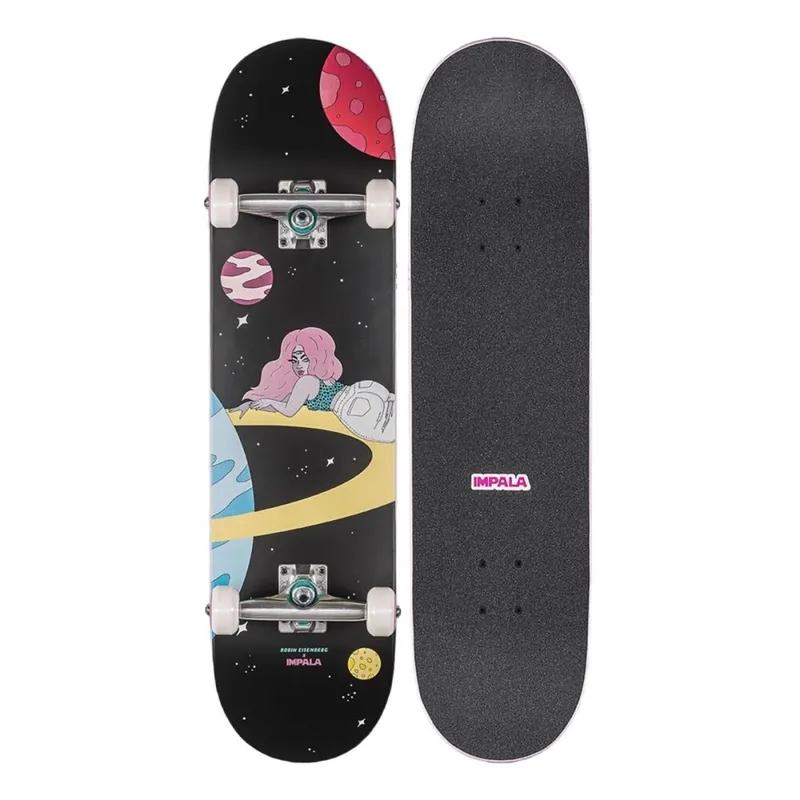 Impala Saturn Skateboard Robinspace 8.25 Black Solange Der Vorrat Reicht