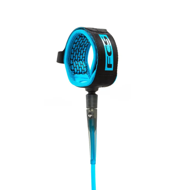 Geprüft FCS Surfboard Comp Essential Series Leash 5‘0" Blue/Black