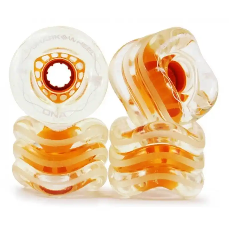 Shark Wheels DNA ROLL (4er Set) 72mm/ 78a Clear/Orange Core Finale Aktion