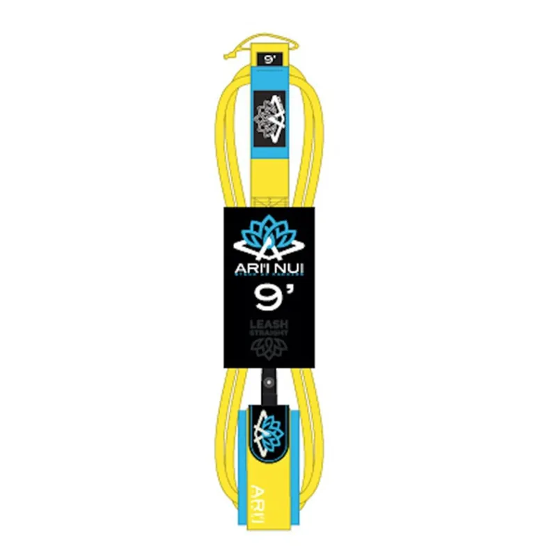 Schneller Versand ARIINUI SUP straight Leash 9.0 stand up Gelb