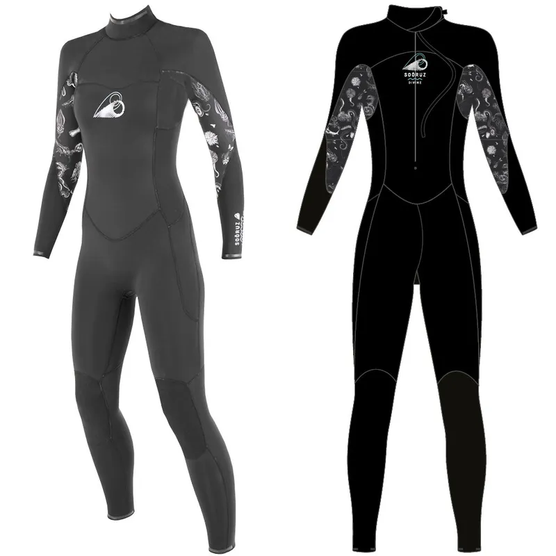 Soöruz Divine 5/4/3 BZ Frauen Neoprenanzug Black 2021 LS (12/8) Versand Am Gleichen Tag