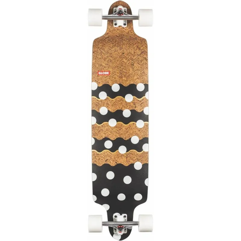 Neuheit Globe Bannerstone 41" Dropdown Longboard Cork Dots