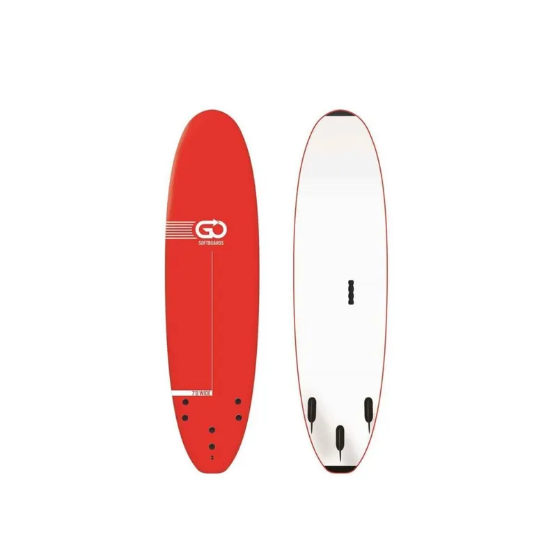 GO Softboard School Surfboard 7.0 wide body Rot Saisonangebot