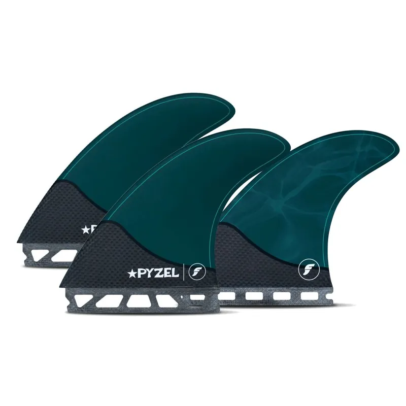 Schnäppchen FUTURES Thruster Fin Set PYZEL L Honeycomb