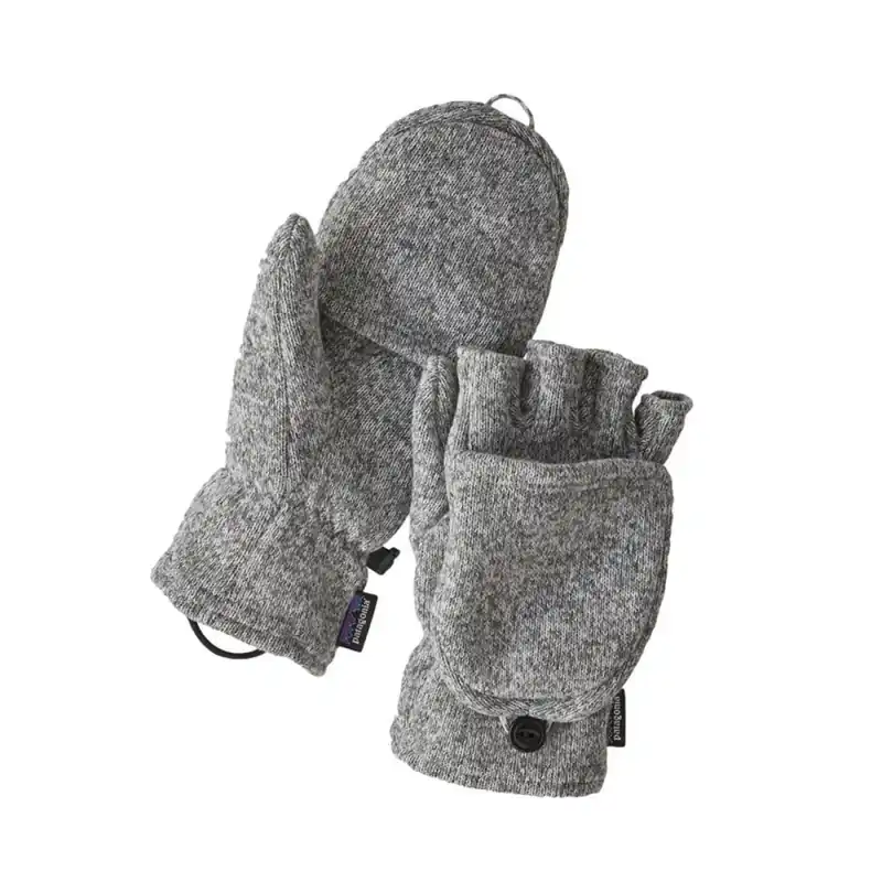 Patagonia Better Sweater Gloves Birch White Neu