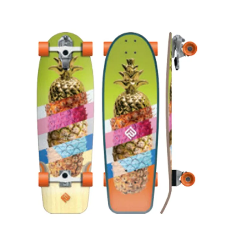 Markenprodukt Flying Wheels Surfskate 32 Pineapple Skateboard