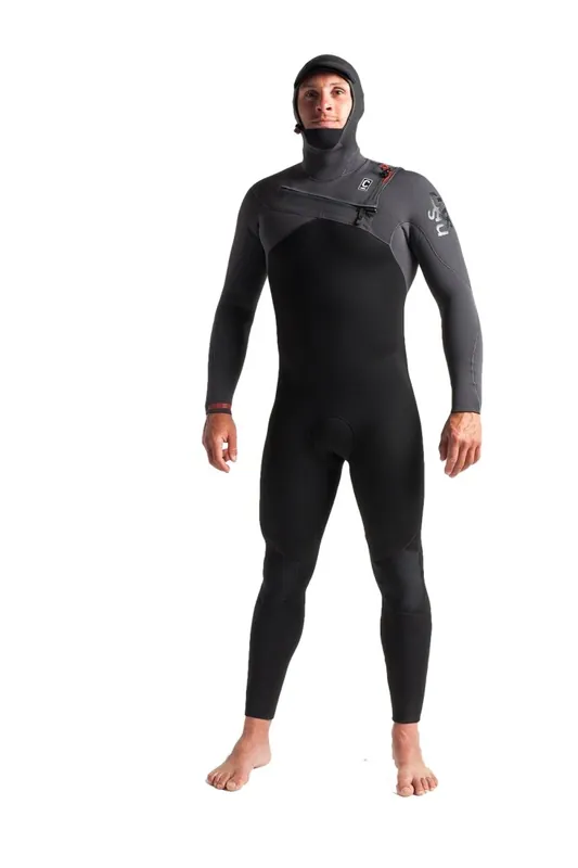 Mega-Angebot C-Skins ReWired Hooded 6/5/4 CZ Steamer Neoprenanzug Black L