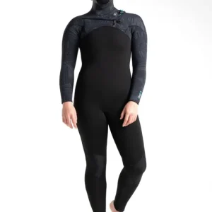 C-Skins ReWired Hooded Women Steamer 6/5/4 Neoprenanzug Black Markenprodukt