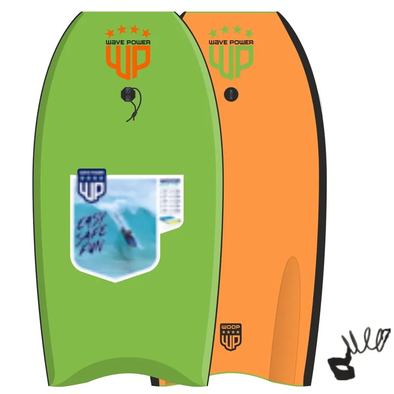 Markenware Wave Power Bodyboard Woop 41 Lime Orange
