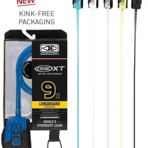 Ocean & Earth One XT Longboard Premium Leash Ankle 9‘0" Green/ Lime Finale Aktion