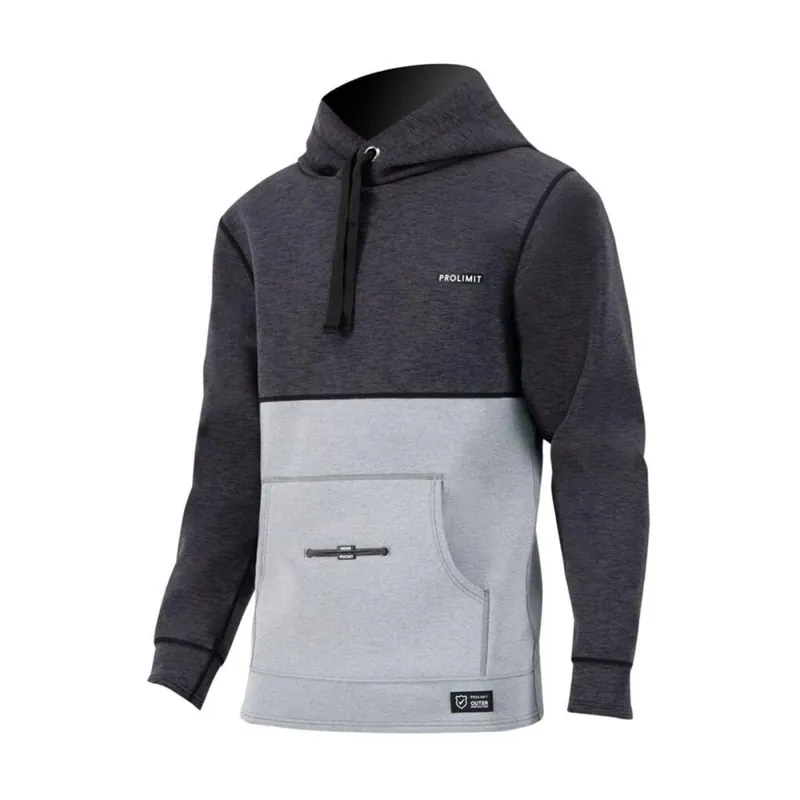 Letzte Chance Prolimit Neoprene Hoodie Mercury Black Grey L