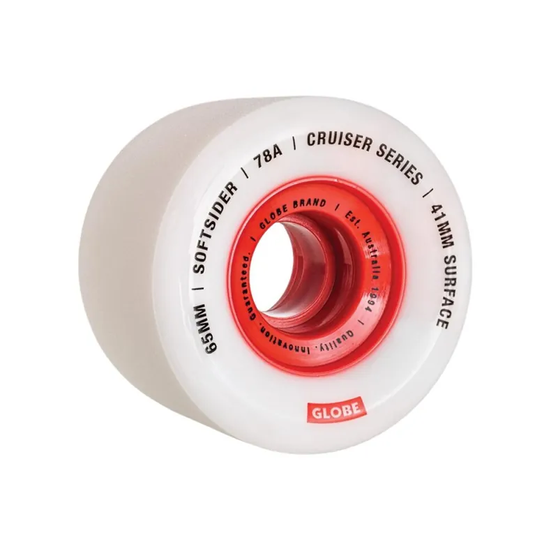 Mega-Angebot Globe Softsider Cruiser Wheels 65mm (4) White Red