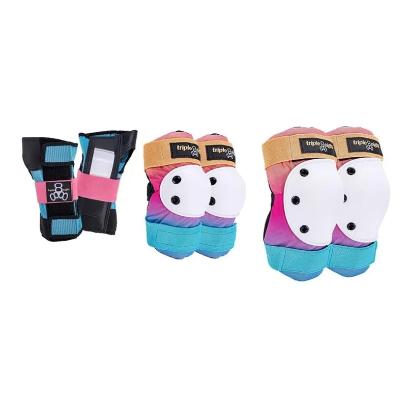 Billig Triple 8 Protektoren Set 3-Pack Sunset S