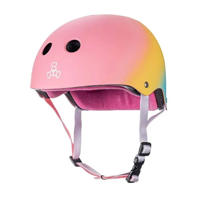 Triple 8 Certified Sweatsaver verstellbarer Skatehelm Shaved Ice XS/S (51-54cm) Direkt Vom Hersteller