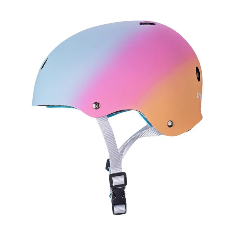 Triple 8 Certified Sweatsaver verstellbarer Skatehelm Sunset XS/S (51-54cm) Preisknaller