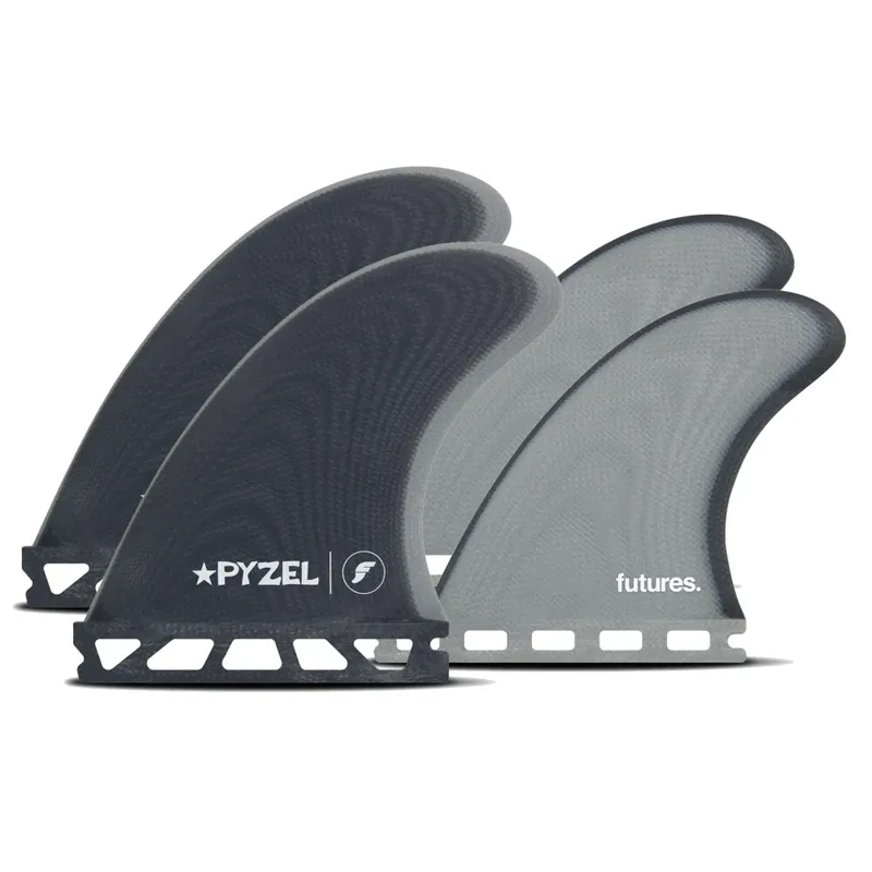 FUTURES Quad Fin Set Pyzel Padillac Control Begrenztes Angebot