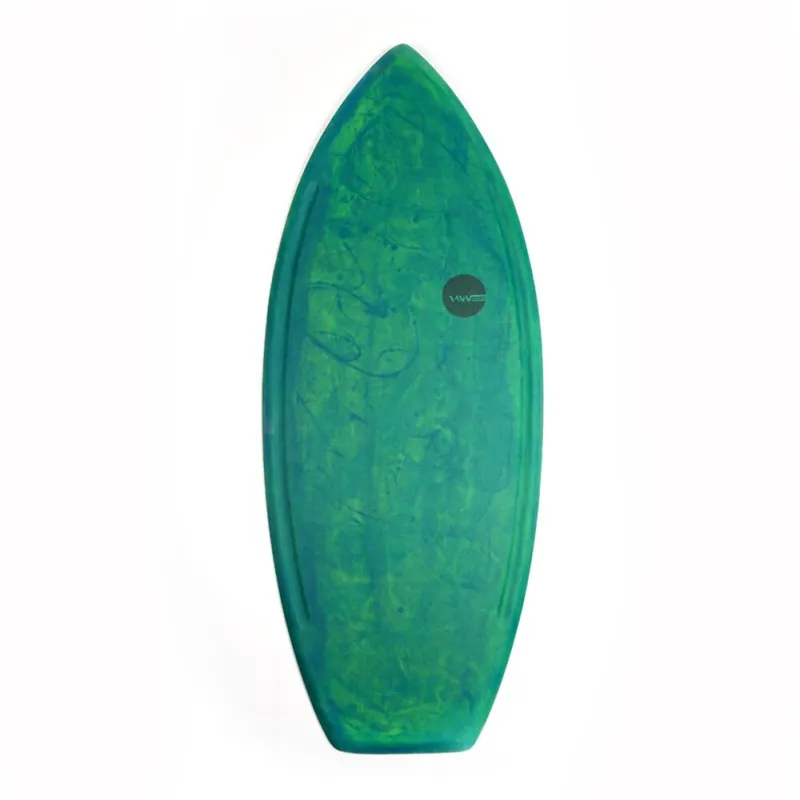 Heißes Angebot HW-Shapes Ultimate Wave Skimboard Epoxyart Green