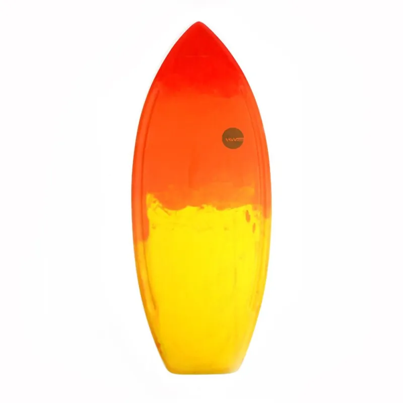 Finale Aktion HW-Shapes Ultimate Wave Skimboard Epoxyart Orange Red