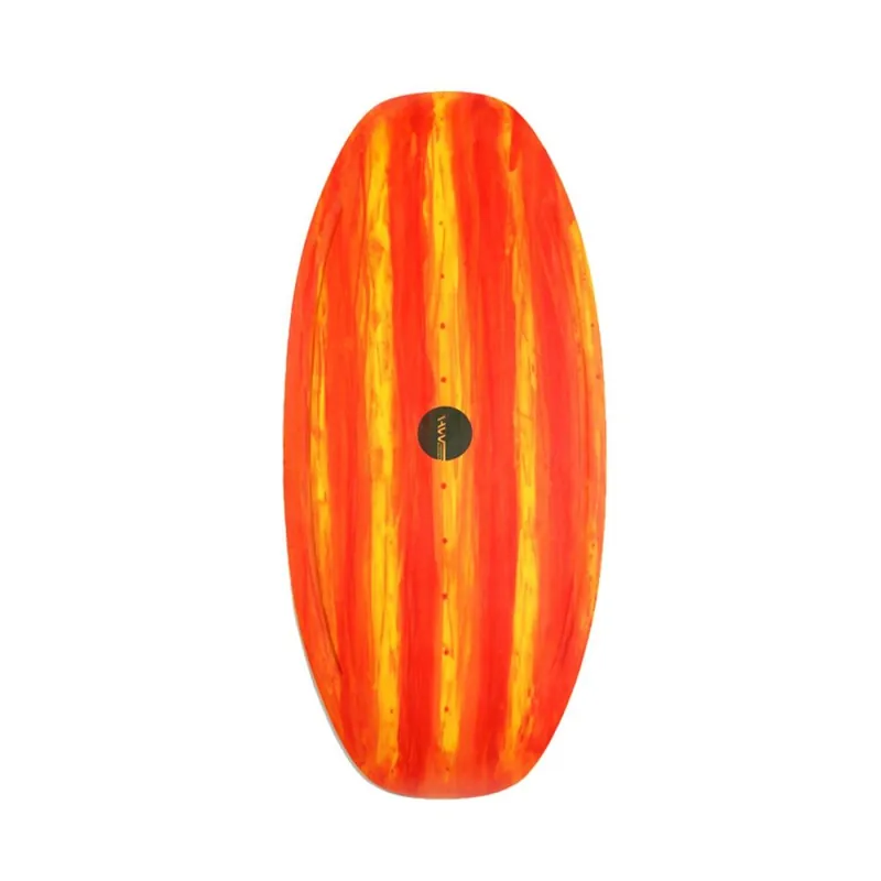 Zertifiziert HW-Shapes Freestyle Skimboard V2 110 Epoxyart Firestripe