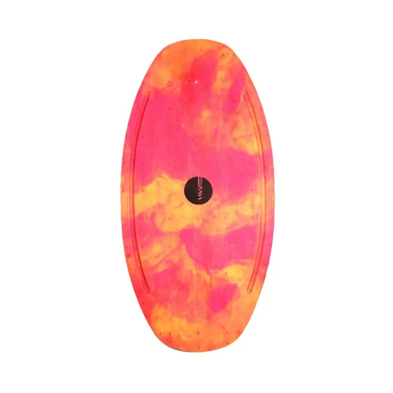 HW-Shapes Freestyle Skimboard V2 95 Epoxyart Pink Orange Trans Must-Have