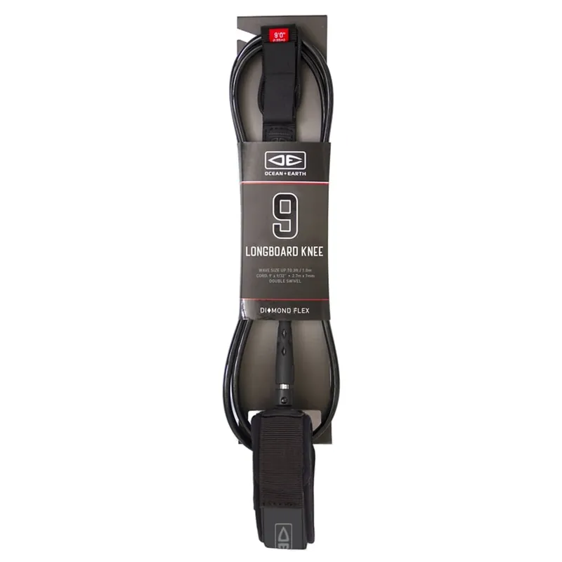 Nur Heute Ocean & Earth Longboard Regular Knee Leash 9‘0"