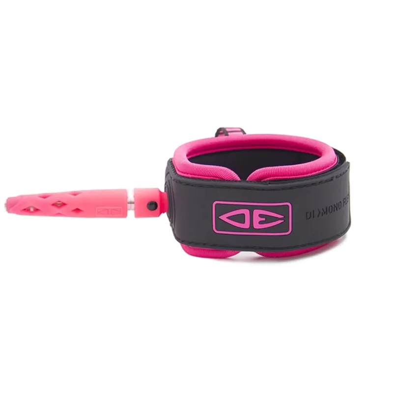 Ocean & Earth Surfboard Leash REGULAR MOULDED LEASH 7‘0" Pink Preisreduziert