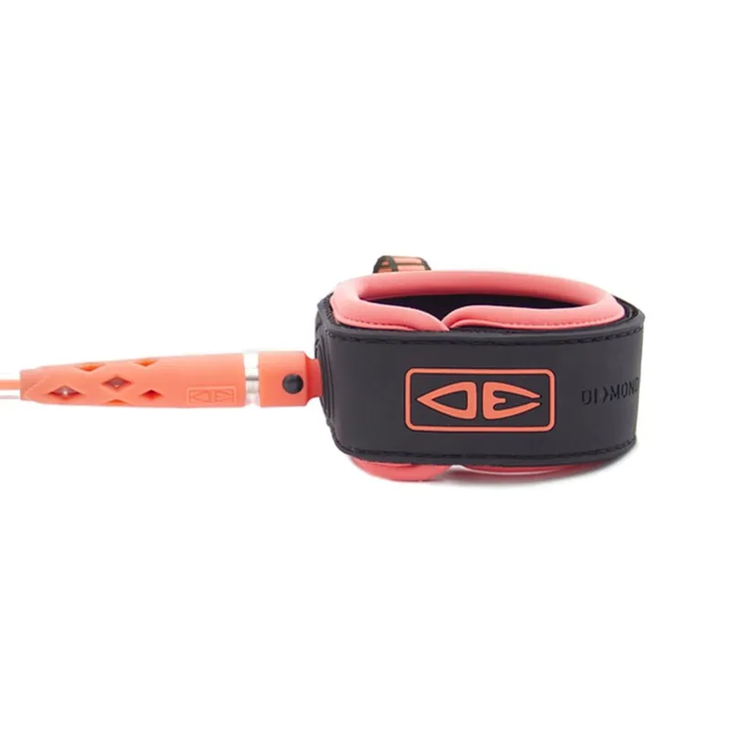 Schnäppchen Ocean & Earth Surfboard Leash REGULAR MOULDED LEASH 7‘0" Coral