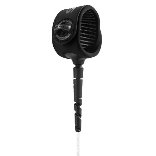 FCS Surfboard Leash Freedom Helix All Round Ankle 9‘0" Natural/Black Solange Der Vorrat Reicht