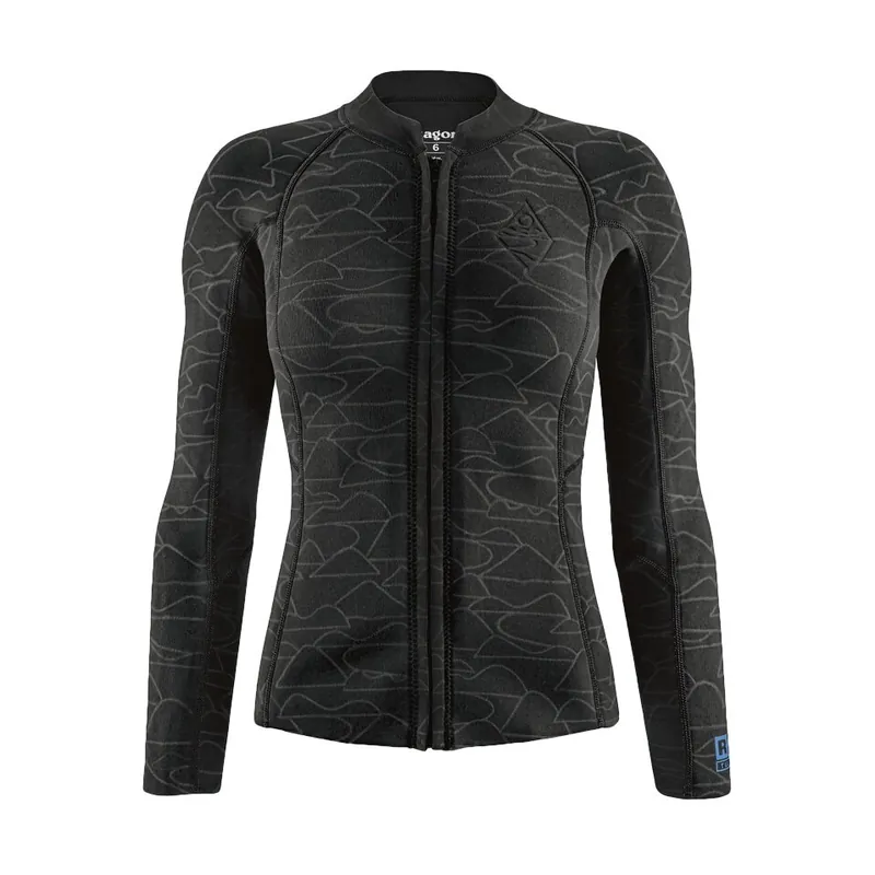 Patagonia Women‘s R1 Lite Yulex L/S Top Neoprenjacke Black 8 Echt