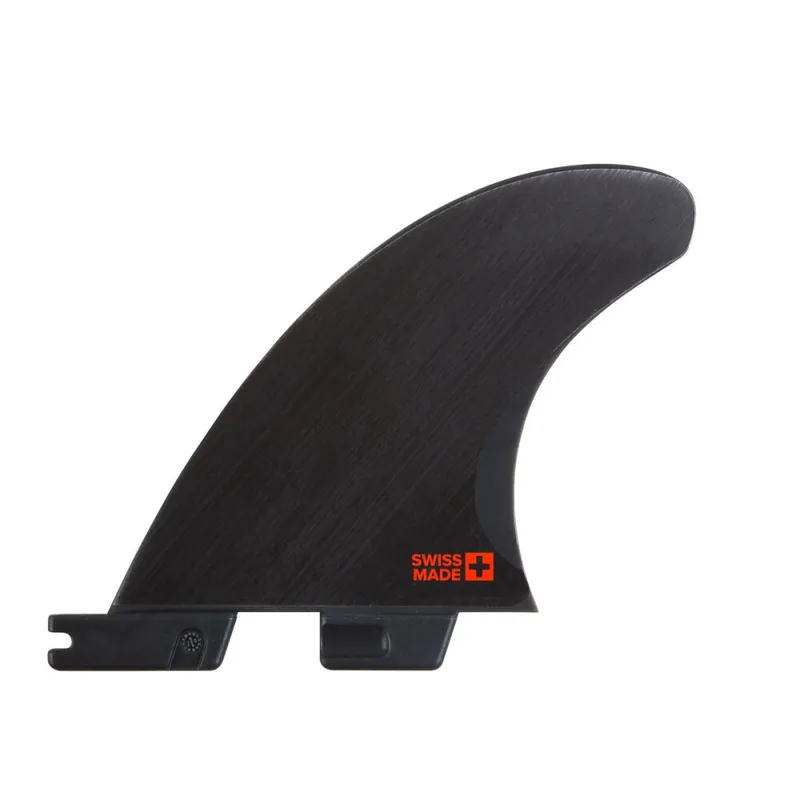 Expressversand FCS 2 H4 Carbon Medium Smoke Quad Rear Retail Fin Set Black (M)