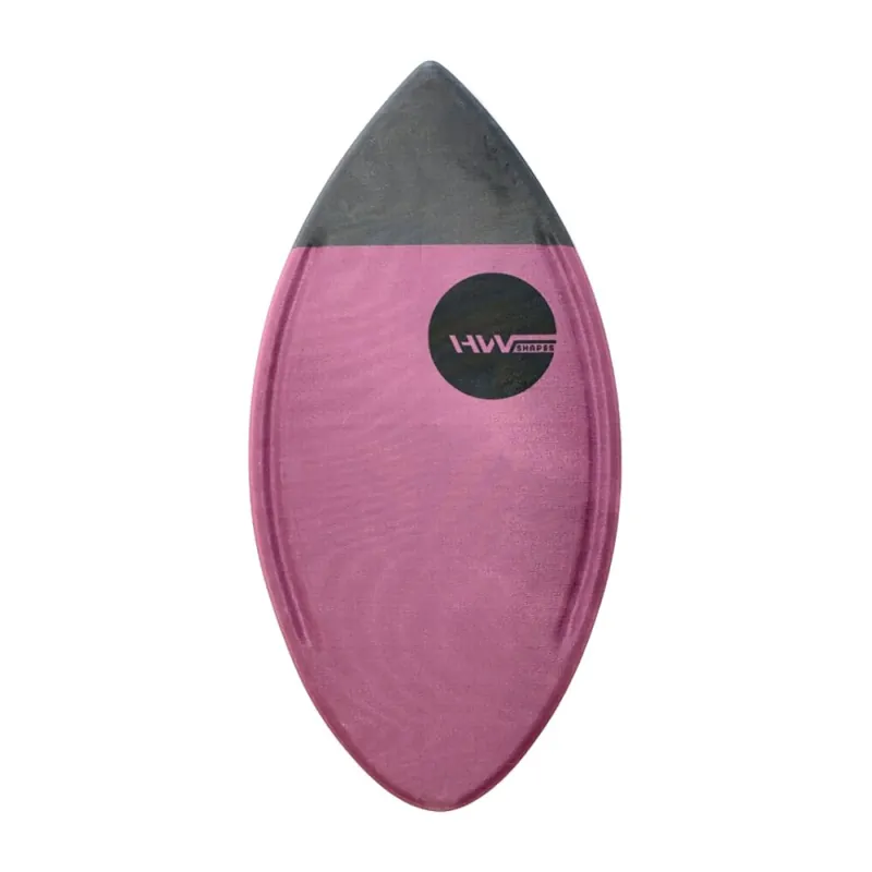 HW-Shapes Hybridskim Skimboard Kids Foamy 100 Colorblock Magenta Grey Highlight