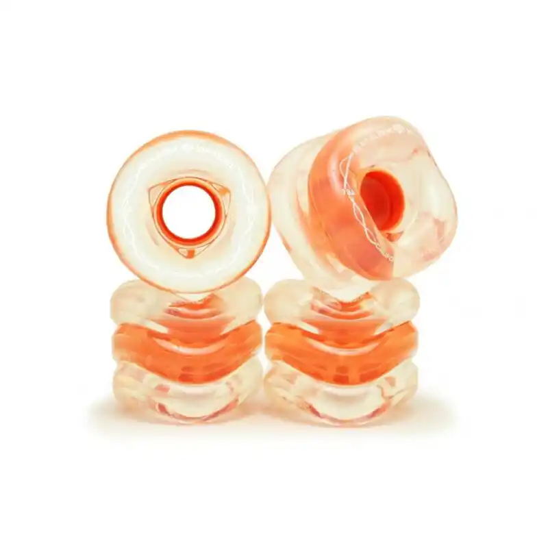 Shark Wheels CALIFORNIA ROLL (4er Set) 60mm/ 78a Clear Orange Core Jetzt Bestellen