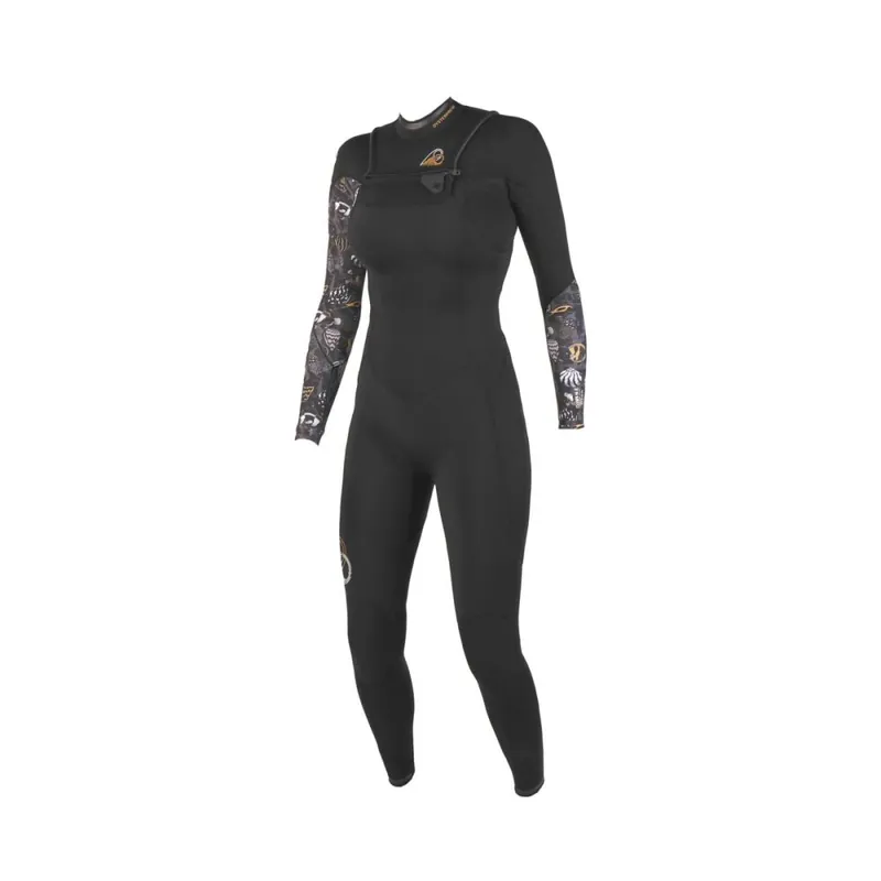 Zertifiziert Soöruz Divine 5/4/3 Oysterprene FZ Frauen Neoprenanzug Black 2022