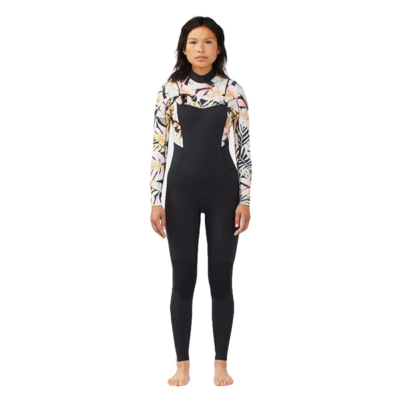 Direkt Vom Hersteller Billabong Salty Dayz 5/4mm Front Zip Frauen Neoprenanzug Full Paradise Black 8