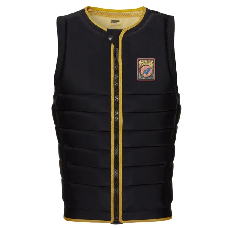 Billig Mystic The Dom Impact Vest Fzip Wake CE Prallschutzweste Black/ Yellow S