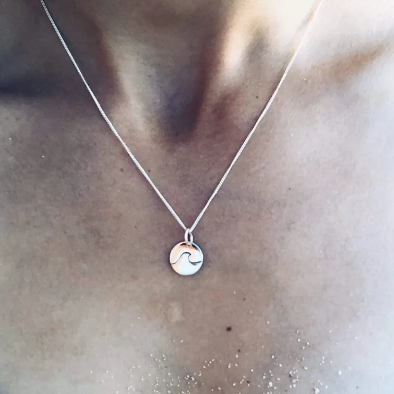 Top-Seller Tropical Tribe Surf Juwelry Welle Kette Silber