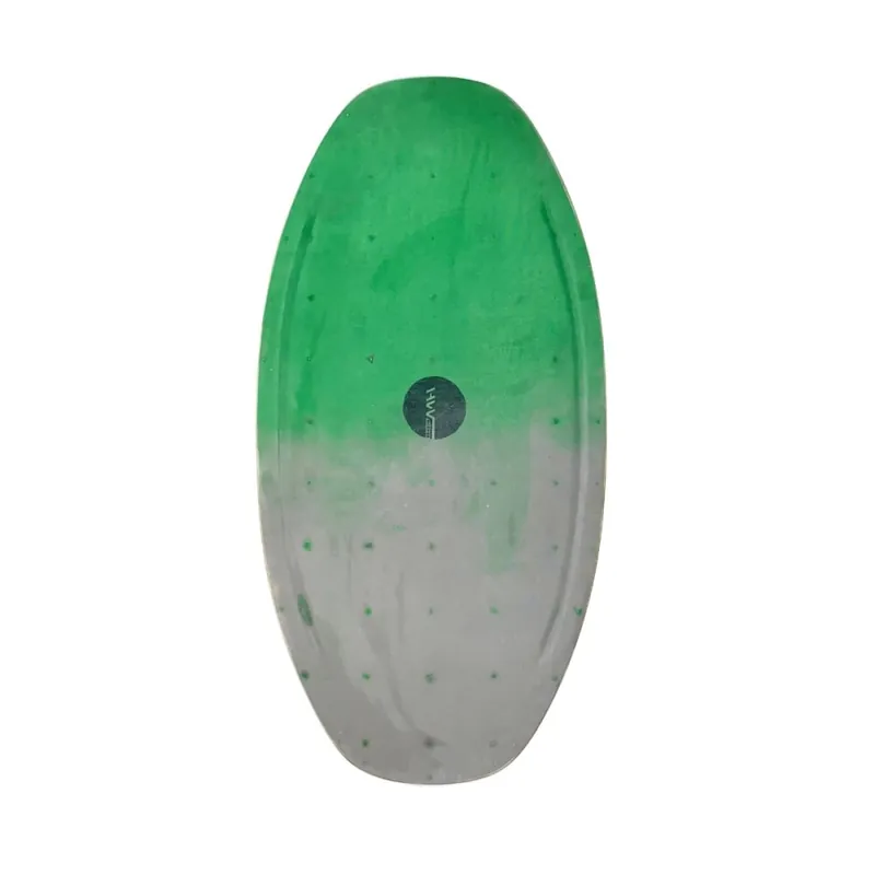 HW-Shapes Freestyle Skimboard V2 95 Grey Green Pointed Direktkauf