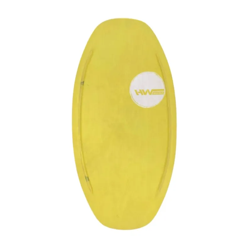 Nur Heute HW-Shapes Freestyle Skimboard V2 95 Minimal Yellow