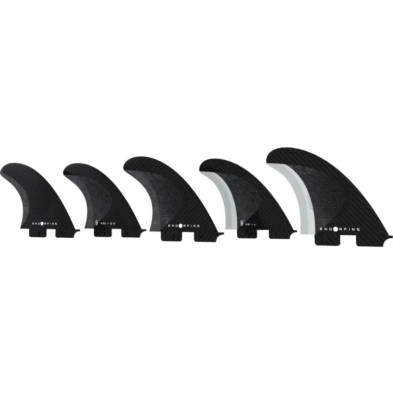 Endorfins Slater KS1 5 Fin Set Large 2 Tab Black Black Nur Heute