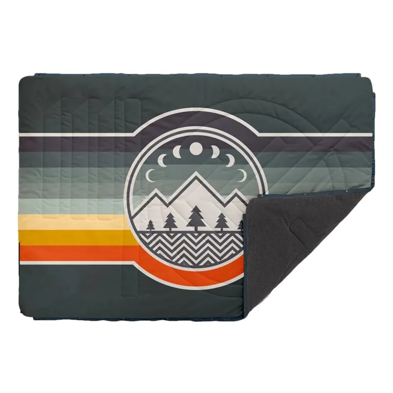 Voited Fleece Pillow Blanket Camp Vibes Green Gabel/ Polar Fleece Neue Ware