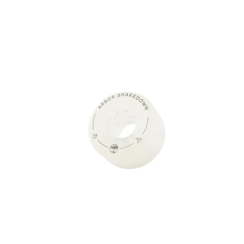Sichere Zahlung Arbor Shakedown Wheels (4er Set) 58mm/80a Ghost White