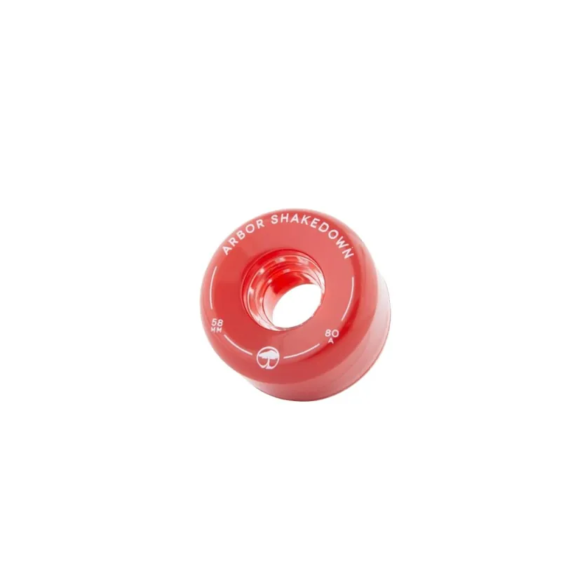 Arbor Shakedown Wheels (4er Set) 58mm/80a Vintage Red Preis Gesenkt