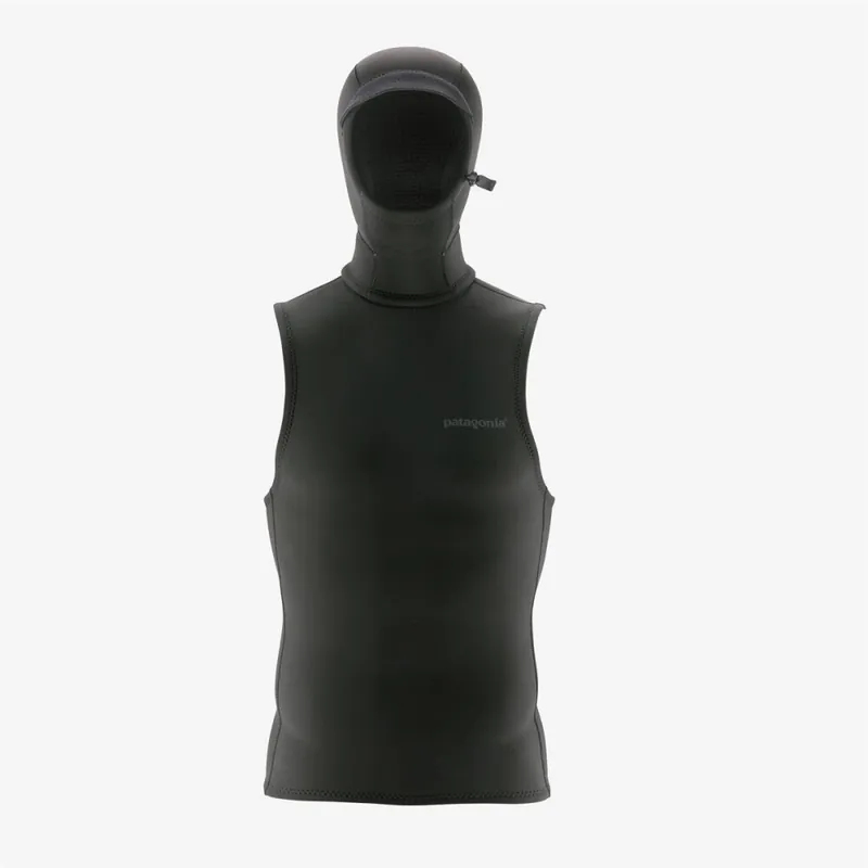 Ausverkauf Patagonia Yulex Water Heater Hooded Vest Black S