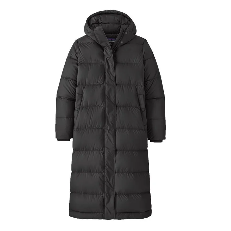 Sichere Zahlung Patagonia Womens Silent Down Long Parka Black L