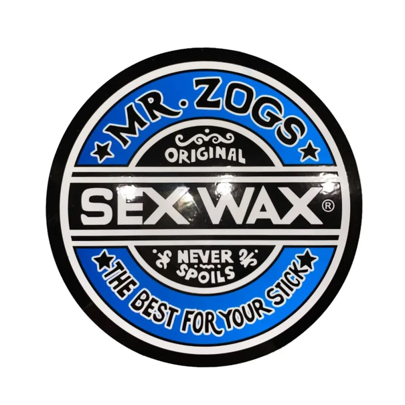 SEX WAX Sticker 3" verschiedene Farben Blau Neue Kollektion