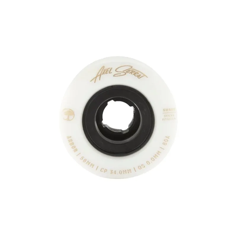 Arbor Suave Axel Serrat Wheels (4er Set) 58mm/80a White Saisonangebot